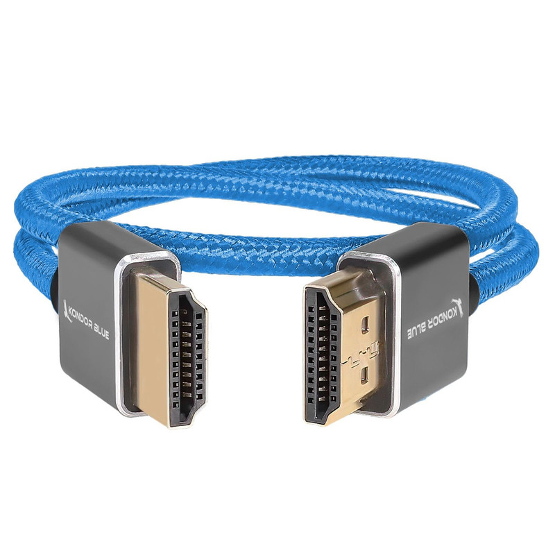 | HDMI to HDMI 16" Braided Cable for On-Camera Monitors | High Speed 4K 3D - 60H gallery