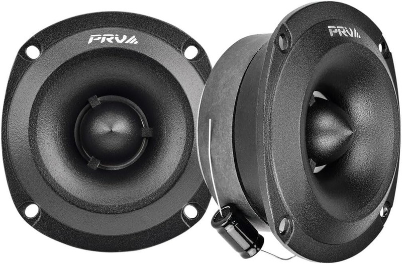 Super Tweeters for Car Audio, 3.5 Inch Bullet Tweeter Pair 240 Watts, PRV Tweet