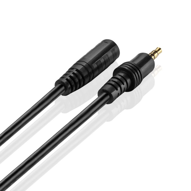 3.5mm Audio Extension Stereo Headphone Cable Male to Female Car AUX Speaker MP3