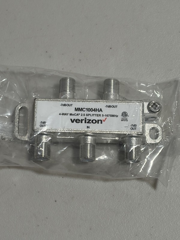 coaxial cable splitter 4 Way Moca 2.5 Splitter 5-1675 MHz