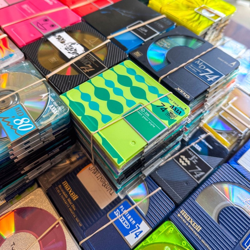 10 ☉ TEN disc VARIETY PACK of MDs minidisc ⏏︎ 60/74/80 MIN [bulk $1.50 / DISC]