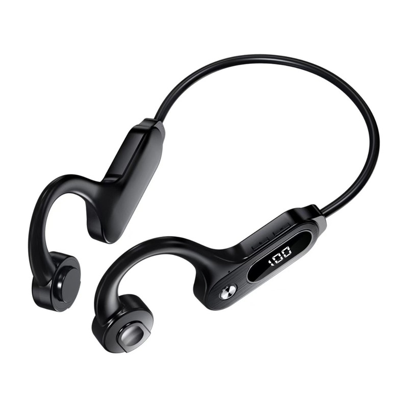 LED Display Bluetooth Headphones Travel LED Digital Screen 30 Days Brand New