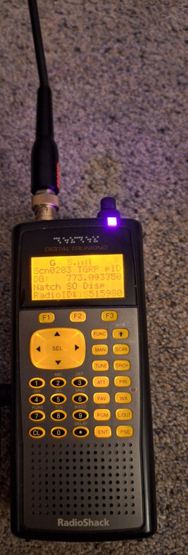 Radio Shack Pro-106 Digital Trunking Handheld Scanner Radio Model: 20-106 TESTD!