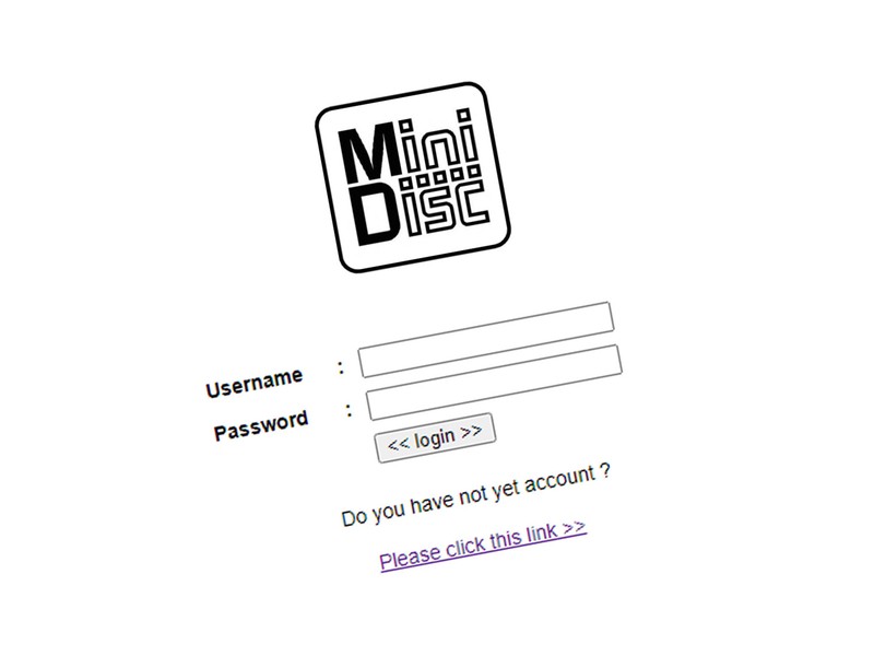 6 months / one year MiniDisc Cover website Membership (subscription) system gallery