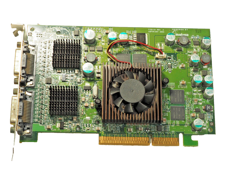 MATROX 7155-01 Rev.A 32mb Memory Dual Display Video Card