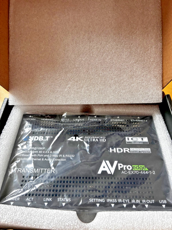 AVPro Edge 70M 18Gbps 4K60 4:4:4 HDBaseT Transmitter, AC-EX70-444-TNE, free ship