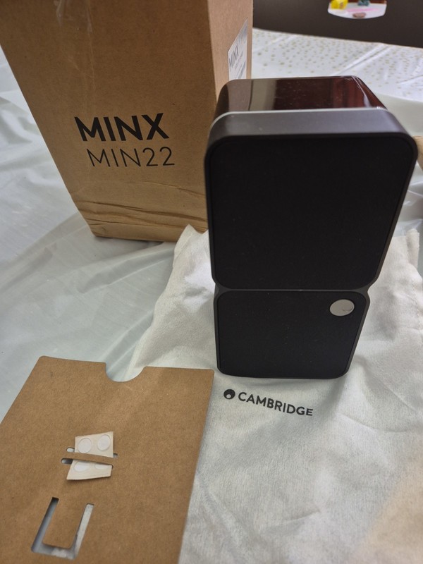 Cambridge Audio Minx Min 22 Speaker (Black) – Open Box New No Clip