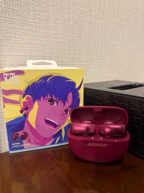 BOSE Ultra Open Earbuds Dandadan Jiji Deep Plum Wireless aptX Bluetooth