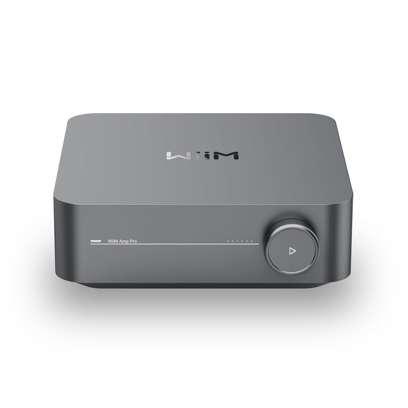 WiiM Amp Pro: Multiroom Streaming Amplifier HDMI, Voice Control Dark Gray