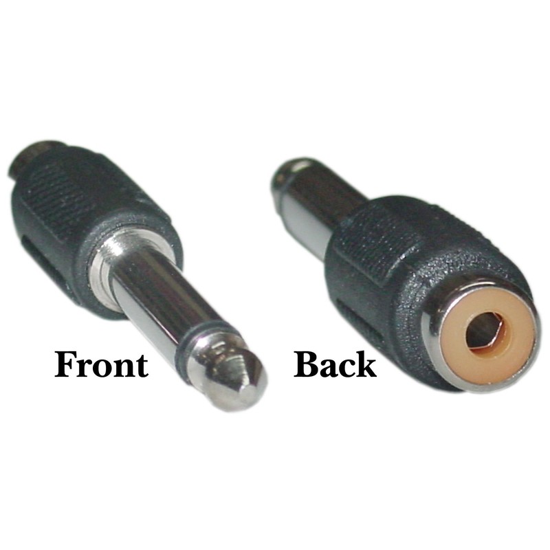 1/4 inch Mono Male Phono to RCA Female Adapter 30S1-15200