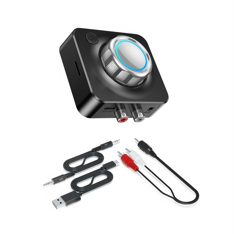 2-in-1 Wireless Bluetooth V5 Aux Audio Receiver Receiver TF Card Reader gallery