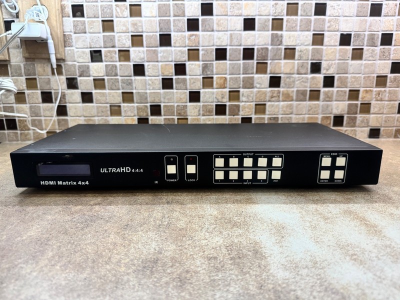 Monoprice Blackbird 4K 4x4 HDMI Matrix | HDR, 18Gbps, YCbCr 4:4:4 HDCP 2.2 15750