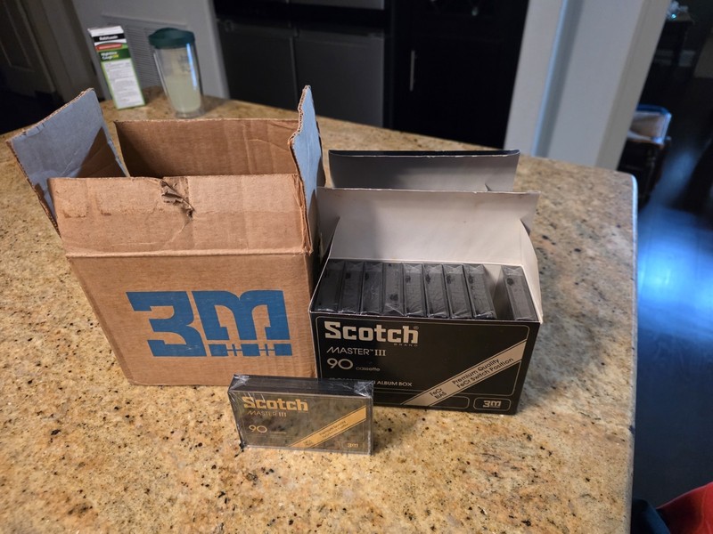 20 Brand New Sealed NOS SCOTCH MASTER III Type III 3, Fe-Cr Casette Tapes