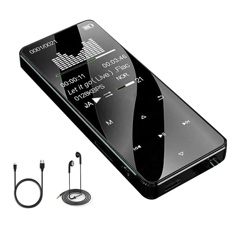 5.0 Bluetooth Music MP4/MP3 Player Maximum Support 128GB (Not Included)