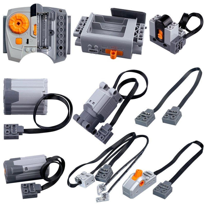 9-in-1 Technics Motor Kit, Power Function, the Set Contains M/L/XL Motors, AA…