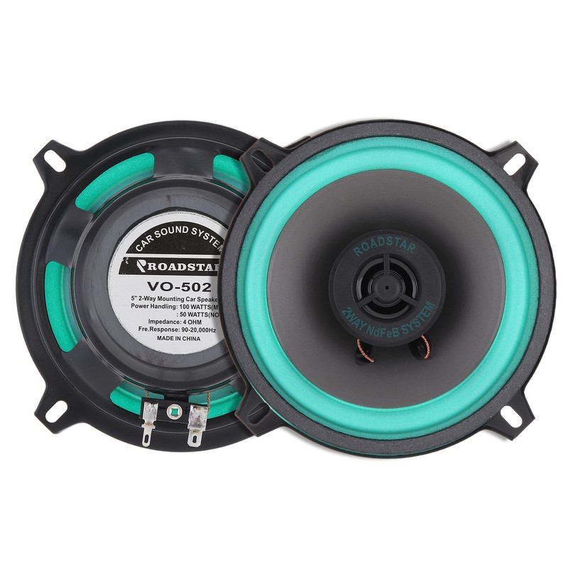 5» 100W Super Loud Full Range Coaxial Speaker Auto Audio Music Stereo New