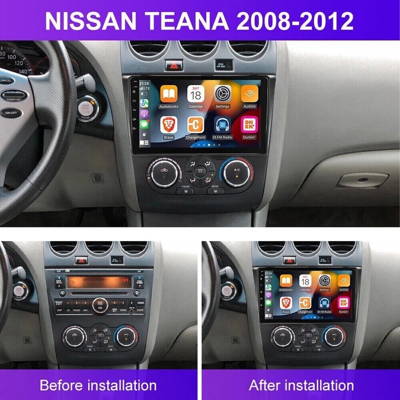 For Nissan Altima Teana 2008-2012 Android 15 Carplay Car Stereo Radio GPS Navi gallery