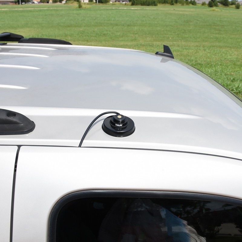 TRAM 1235 3-1/4-Inch Black Zinc NMO Magnet Mount with RG58 Coaxial Cable and... gallery