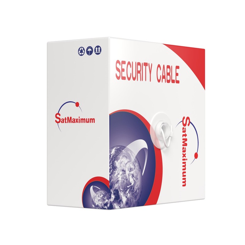 500ft Solid 22/4 Alarm CCA Cable for Low Voltage, Burglar System, Fire Detect...