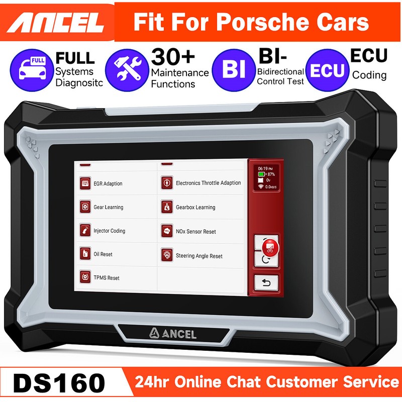 Bidirectional OBD2 Scanner Car Tool for Porsche Cayenne 911 Diagnostic Scan Tool