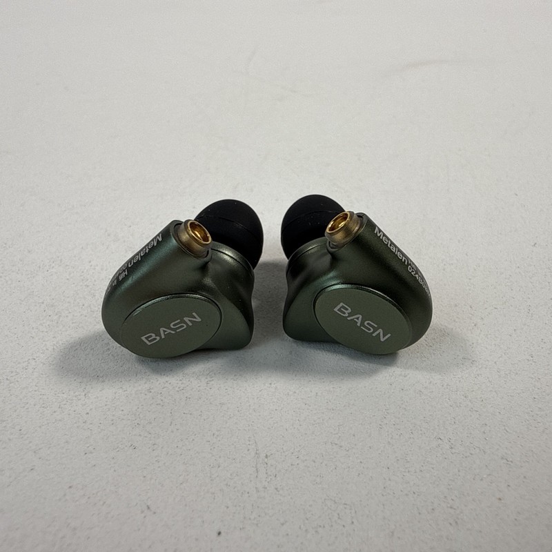 BASN Metalen In Ear Monitor Earbuds, Dynamic Driver, Balanced Armatures Green gallery