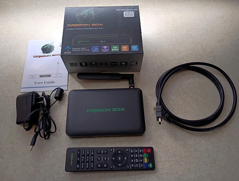 Dragon box DB5 Quad Core Wi-Fi Smart Media Streaming Device With Remote