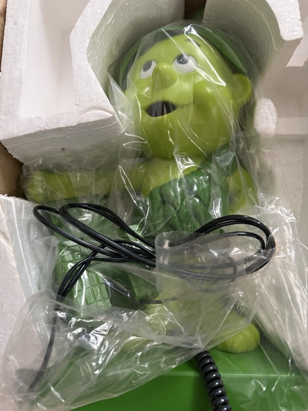 Vintage 1984 Little Green Sprout Green Giant Phone Collectible. Original Box gallery