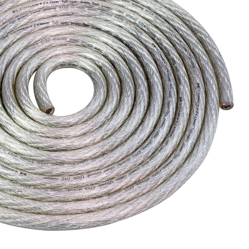 1/0 AWG Tinned OFC Copper Cable Marine Grade Power Wire Ultra Flexible 25 foot