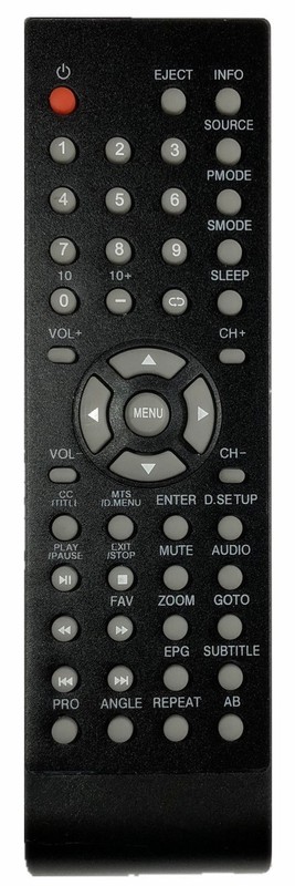 GHYREX New Remote For Proscan Curtis TV/DVD Combo PLDV321300 PLEDV1520AC