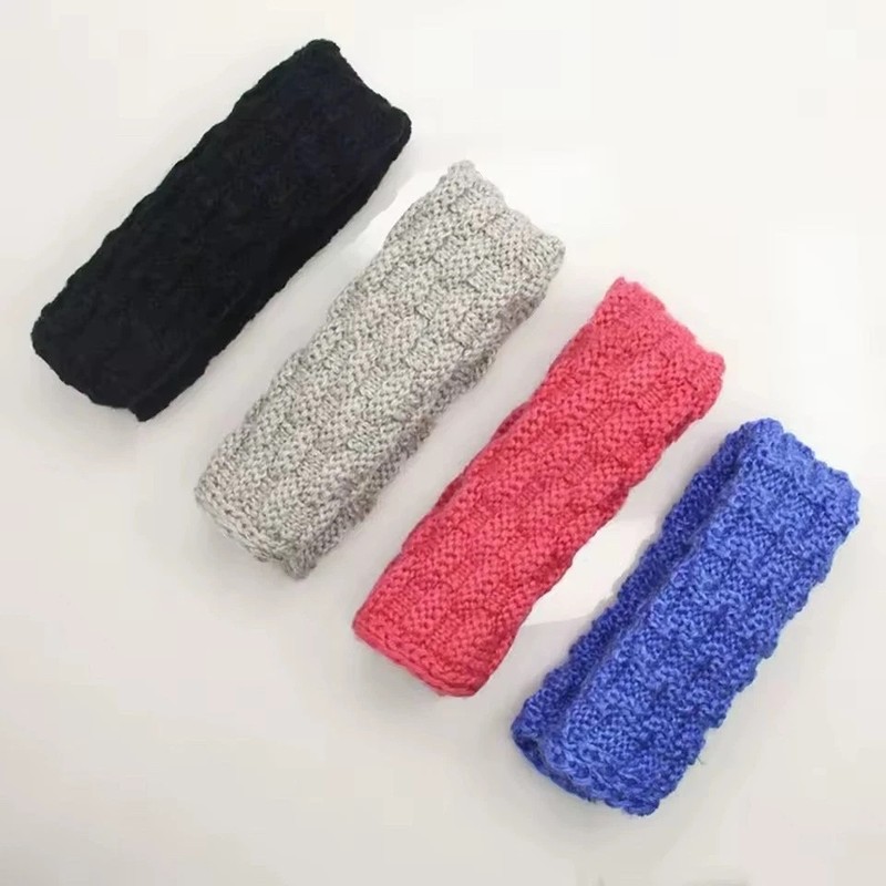 Black Braided Cloth Headband Cover Universal for Headphones-1 pc gallery