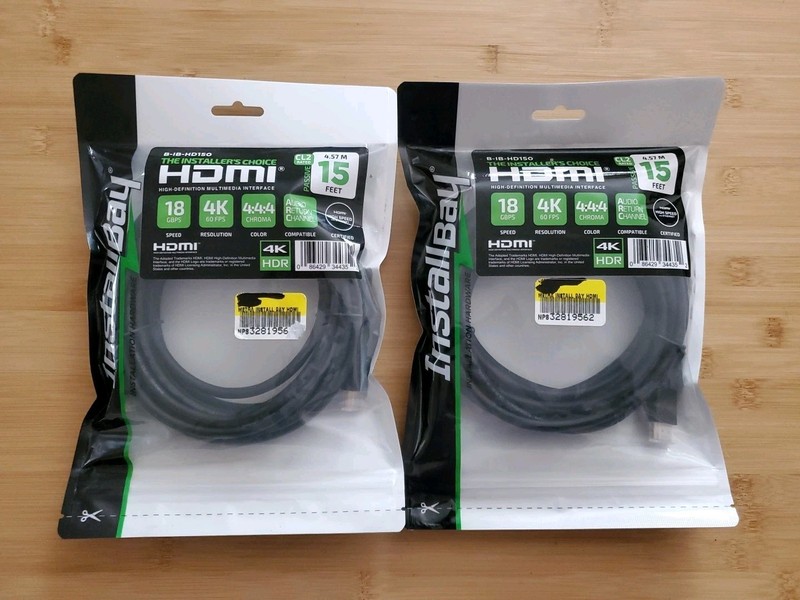 Metra HDMI Cord Install Bay In Wall ACR High Speed 4K HDR 15 ft Cable 18 GBPS