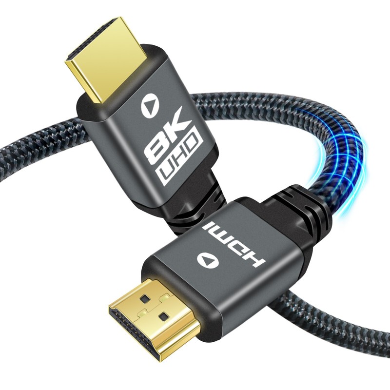 HDMI 2.1 Cable HDMI 8K@60hz 4K@120Hz 144Hz 240Hz Certified 48Gbps eARC ARC HDR10
