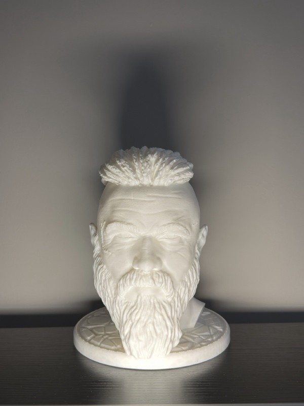 Ragnar Lothbrok Viking 3D Printed Headphone Stand | Beanie Hat Display Bust