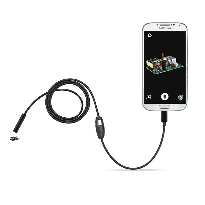 USB Endoscope Inspection HD Waterproof Snake Camera 6 Adjustable Led for Android gallery