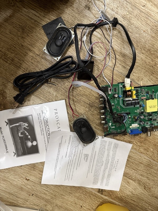 Board And Speakers For Proscan Model Plded 3996a-e. 366a-e