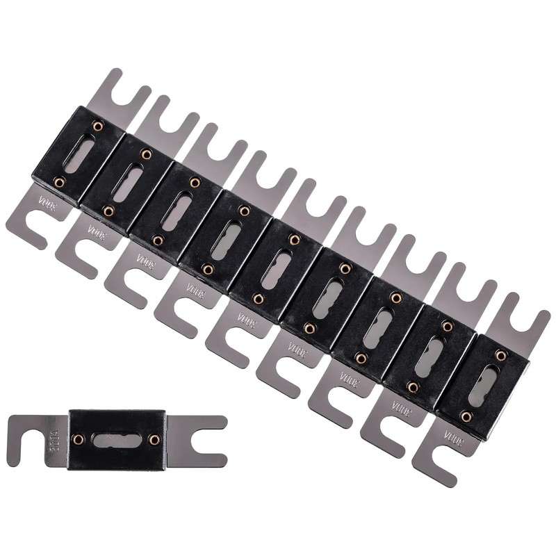 NEW SKAR AUDIO 300 AMP ANL NICKEL PLATED FUSES (10 PACK) – SK300A-ANL-10PK