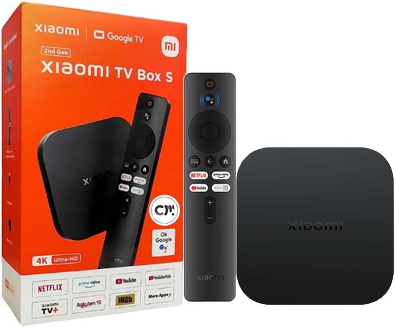 Xiaomi TV Box S 2nd Gen – 4K Ultra HD Streaming Media Player w/ Google Assistant