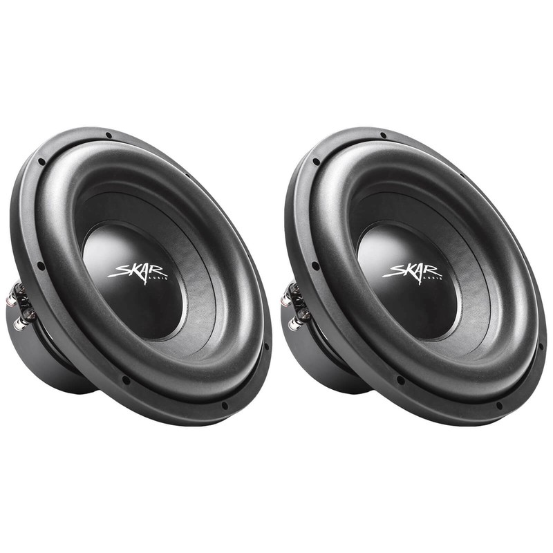 (2) NEW SKAR AUDIO SDR-12 D4 12″ 1200W MAX POWER DUAL 4 OHM SUBWOOFERS – PAIR