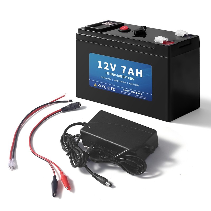 Upgrade 12V12Ah 7Ah Rechargeable Li-ion Battery, 6FM7 Battery Replacement
