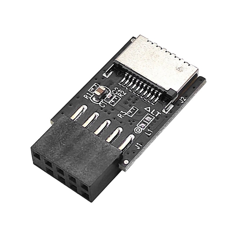 Converter USB3.2 TYPE-E Motherboard USB2.0 9Pin to TYPE-C A-KEY Front Connector