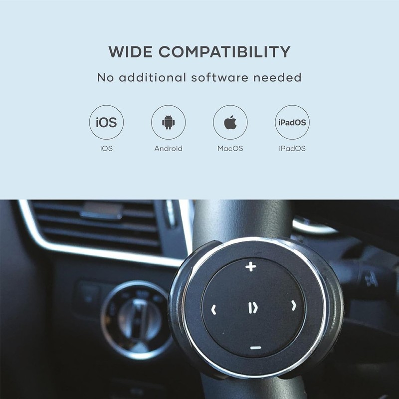 Bluetooth Media Button Remote for Car & Bike Audio gallery