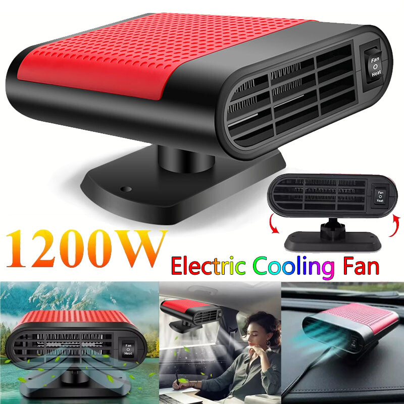 2 in1 Auto Car Portable Electric Air Conditioning Fan Auto Cooling Air Heater