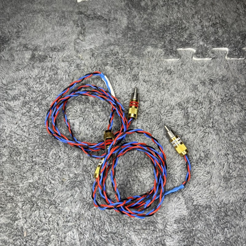 Kimber Kable PBJ 1 Meter Pair with ULTRAPLATE RCA Red & Blue Connectors