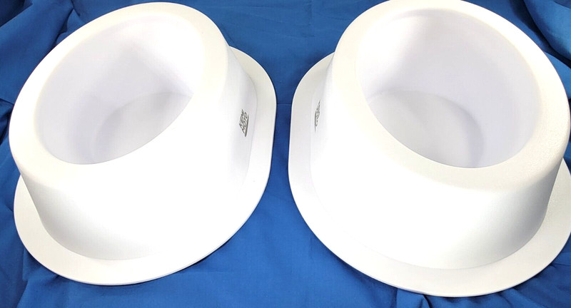 1 Pair 6 x 9 Speaker Pod WHITE KEMI MOTO Speaker Pods for 6 x 9 in