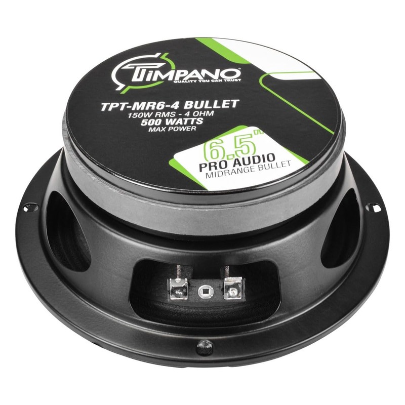 1600 Watts Bundle 2X 6.5 Midrange Speakers TPT-MR6-4 Bullet 500 Watts, 4 Ohm ... gallery