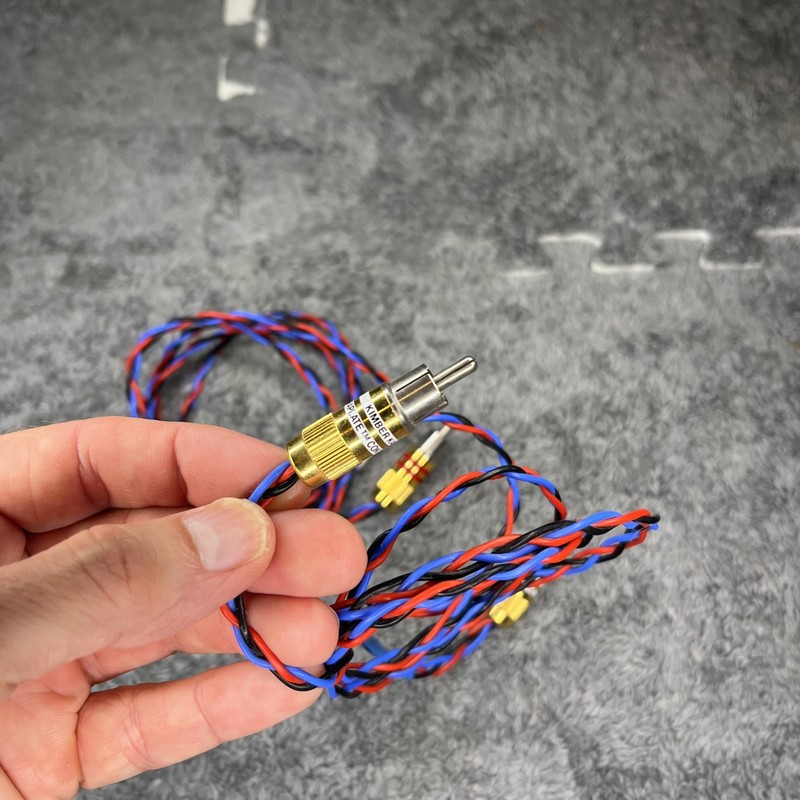 Kimber Kable PBJ 1 Meter Pair with ULTRAPLATE RCA Red & Blue Connectors gallery
