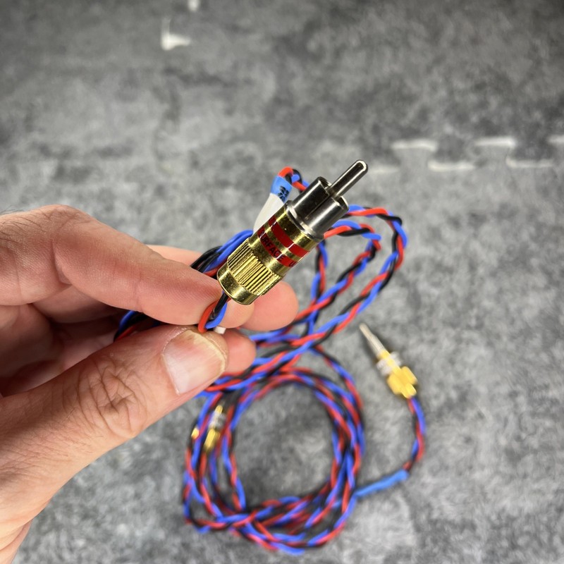 Kimber Kable PBJ 1 Meter Pair with ULTRAPLATE RCA Red & Blue Connectors gallery
