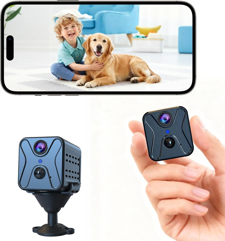 4K Mini Wireless Security Camera with AI Detection & 60 Days Battery Life