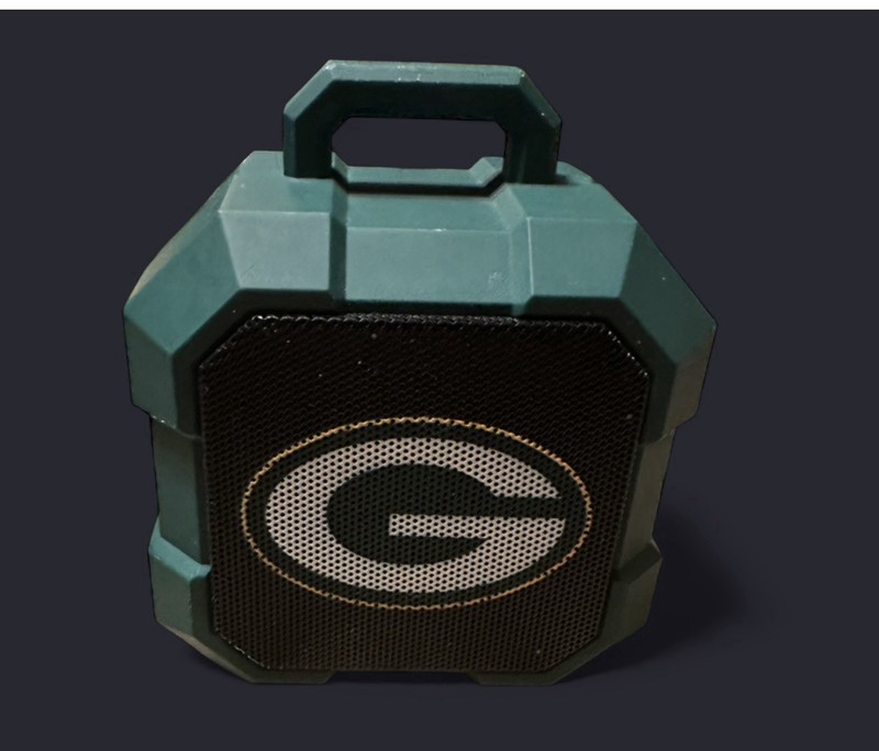 Soar NFL Shockbox LED Bluetooth Wireless Speaker Green Bay Packers.