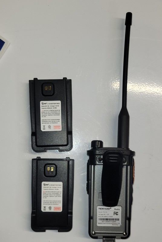 TID 10 Watts TD-H8 Unlocked Ham And GRMS Handheld Transceiver W/extra Battery gallery